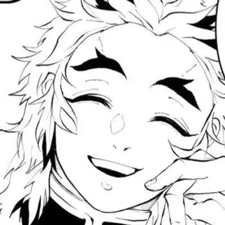 🌟 Kyojuro Rengoku Demon Slayer Аниме, Манга, Улыбка, Ренгоку telegram sticker