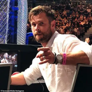 🤘 hemsworthluke Instagram celebrità, chris hemsworth, attore telegram sticker