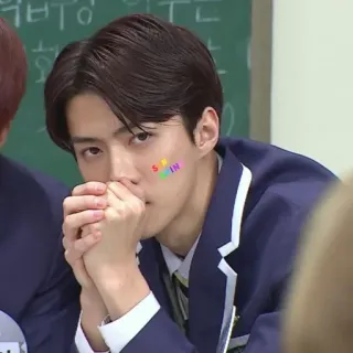 🐣 SPAIN Sehun, Person, Mann, EXO, K-Pop, Sänger telegram sticker