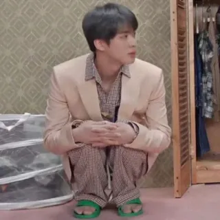 🐾 Jin Jin, BTS, Kpop, Músico, Ídolo, Cantor telegram sticker