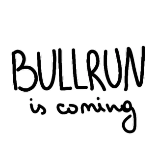 🐂 BULLRUN is coming Bullrun, À venir, Texte, Autocollant, Phrase telegram sticker