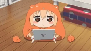 🙂 Umaru Doma Himouto! Umaru-chan 애니메이션, 우마루, 귀여운, 만화 whatsapp sticker
