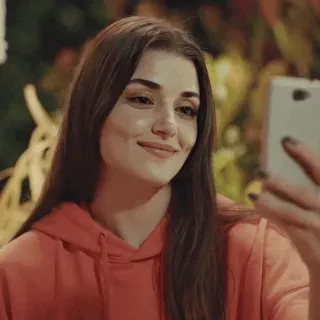 📱 женщина, селфи, портрет, человек, женский whatsapp sticker