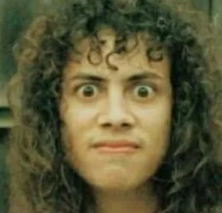 😳 Kirk Hammett musicista, chitarrista, metallica, rock, heavy metal telegram sticker
