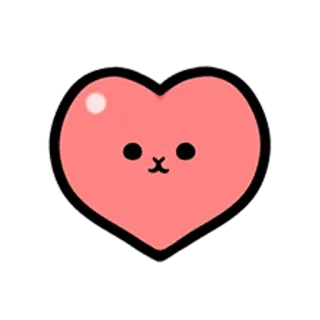 😋 心, 可爱, 动物, 爱, 卡哇伊 telegram sticker