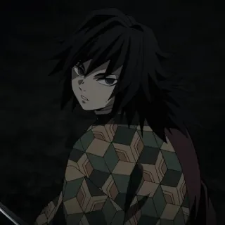 ⚠ Giyu Tomioka Demon Slayer Anime, Personaggio, Manga, Demon Slayer, Giyu Tomioka whatsapp sticker