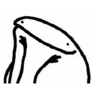 🌟 florkofcows, stick figure, offensive gesture, middle finger whatsapp sticker