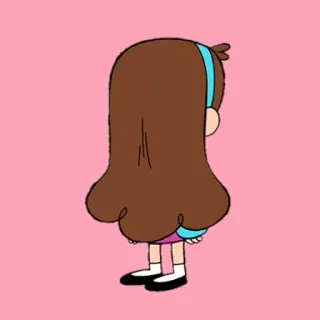 👩 Mabel Pines Gravity Falls cartoon, animated, character, Mabel, Gravity Falls, Disney, fan art telegram sticker