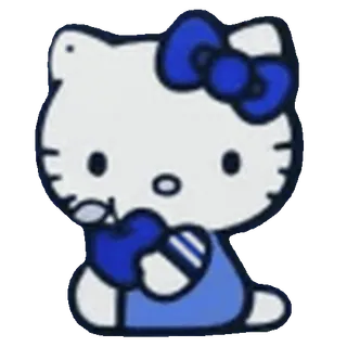blue hello kitty ➜ @emoji1 telegram emojis 🤩