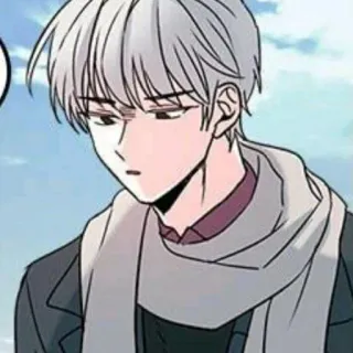🍚 Anime, Manga, Anak laki-laki, Syal, Karakter, Ilustrasi telegram sticker