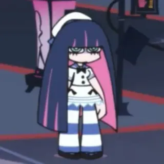 😶 Stocking Anarchy Panty & Stocking with Garterbelt Anime, Desenho animado, Personagem, Stocking Anarchy telegram sticker