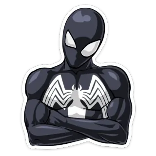 🙅‍♀ Spider-Man человек-паук, marvel, супергерой, комикс, симбиот, персонаж telegram sticker