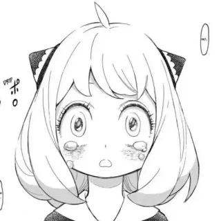 💞 Anya Forger Spy x Family Anya Forger, Spy x Family, animé, manga, dessin animé, mignon, fanart telegram sticker