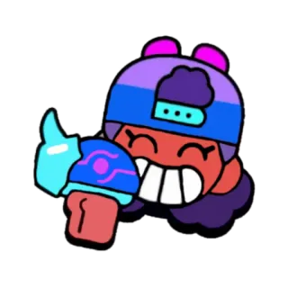 😁 sticker, cartoon, spiel, figur telegram sticker