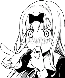 😳 Anime, Manga, Cartoon, Illustration, Mädchen, Pfeife telegram sticker