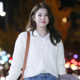 🤍 wanita, sweater, kasual, korea telegram sticker