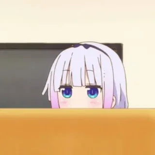 ☁️ Kanna Kamui Miss Kobayashi's Dragon Maid Anime, Kanna, Drago, Carino, Manga, Kawaii telegram sticker