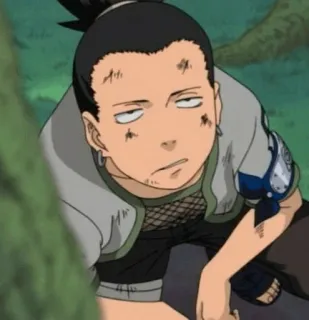 🎼 Shikamaru Nara Naruto Anime, Naruto, Shikamaru Nara, Ninja whatsapp sticker