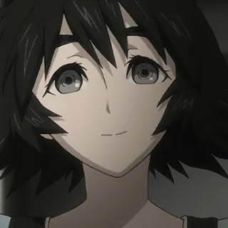 ☺️ Ruka Urushibara Steins;Gate Anime, Karakter, Ruka Urushibara, Steins;Gate, perempuan, rambut pendek, imut whatsapp sticker