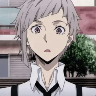 🗝 Atsushi Nakajima Bungo Stray Dogs 애니메이션, 캐릭터, 문호 스트레이독스, 나카지마 아츠시 telegram sticker
