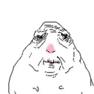 👄 Wojak Internet Meme telegram sticker