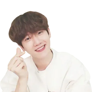 ❤️ kpop, idole, chanteur, asiatique, coeur, coeur avec les doigts whatsapp sticker