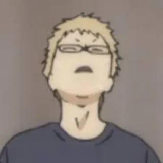 🍙 Kei Tsukishima Haikyuu!! anime, Haikyuu, Kei Tsukishima, Tsukki telegram sticker