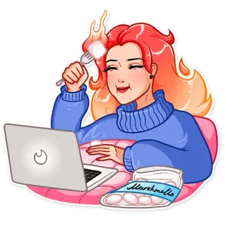 Hottie telegram stickers