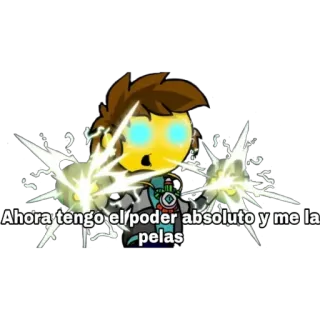 🖕 Ahora tengo el poder absoluto y me la pelas Cartoon, Kraft, Offensiv, Meme telegram sticker