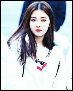 🐚 ACCDE kpop, 女性, ポートレート, nancy telegram sticker