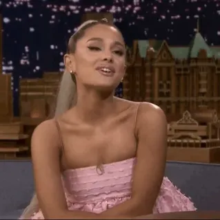 🌙 Ariana Grande singer, celebrity, actress, performer, pop star, artist telegram sticker