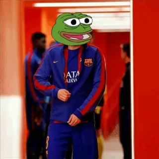 😃 Pepe the Frog Мем, Пепе, Лягушка, Интернет-культура telegram sticker