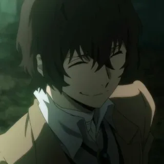 🍩 Osamu Dazai Bungou Stray Dogs Anime, Manga, Bungou Stray Dogs, Osamu Dazai, Dazai telegram sticker