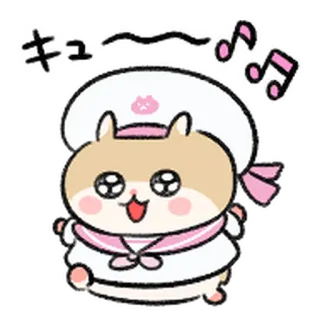 🐹 キュー น่ารัก, แฮมสเตอร์, สัตว์, คาวาอิ, เพลง whatsapp sticker