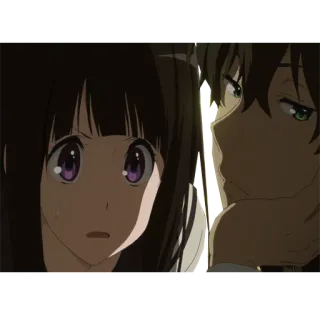 😰 Anime, Personnages, Animation, Japonais, Art, Illustration whatsapp sticker