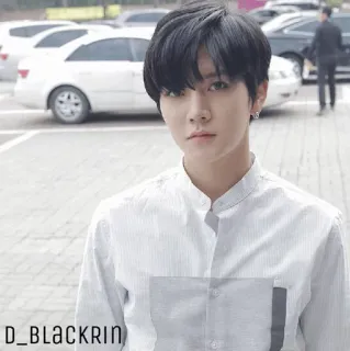 ✨ D_BLACKRIN person, männlich, koreanisch, porträt, junge telegram sticker
