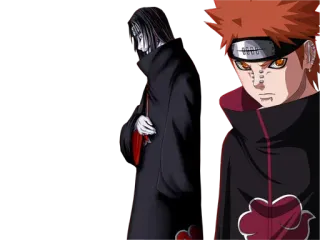 😠 Pain Naruto アニメ, ナルト, ペイン, 暁, 忍者 telegram sticker