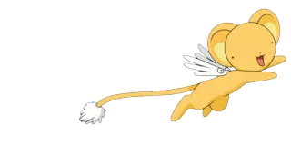😌 Kero Cardcaptor Sakura kero, anime, Cardcaptor Sakura, volando, lindo, dibujos animados whatsapp sticker