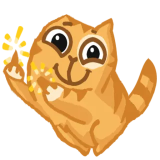 🖕 cat, cute, animal, sticker telegram sticker