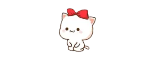 🙂 猫, 可愛い, 漫画, かわいい, 動物 telegram sticker