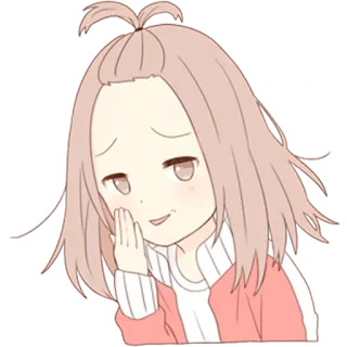 😏 动漫, 女孩, 可爱, 卡通 telegram sticker