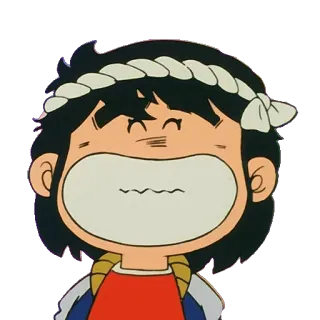 😁 anime, cartoon, manga, headband telegram sticker