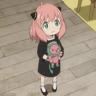 🍥 Anya Forger Spy x Family Anime, Spy x Family, Anya, Anya Forger, Cartone animato telegram sticker