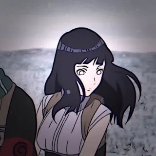💎 Hinata Naruto anime, cartoon, hinata hyuga, naruto, female, character telegram sticker