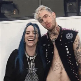 🕸 Billie Eilish ミュージシャン, セレブ, ポップ, 歌手, Lil Peep telegram sticker