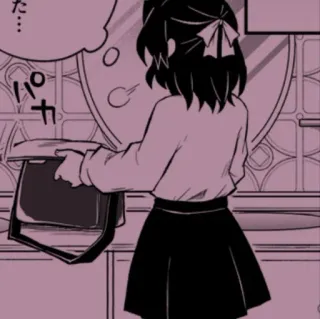 🦋 ... Аниме, Манга, Школьница, Японский, Иллюстрация telegram sticker