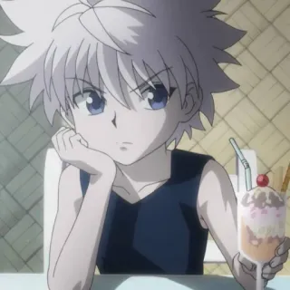 ⚡️ Killua Zoldyck Hunter x Hunter Аниме, Hunter x Hunter, Киллуа, Киллуа Золдик, Мультфильм telegram sticker