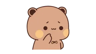 🍩 Bär, niedlich, Tier, Cartoon, kawaii telegram sticker