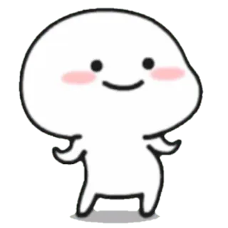 😀 lucu, kartun, sederhana, karakter, bahagia telegram sticker