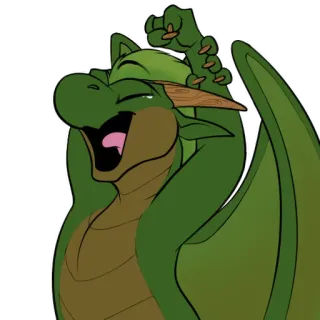 🥱 Drache, Cartoon, Tier, Fantasy, Fröhlich, Süß telegram sticker